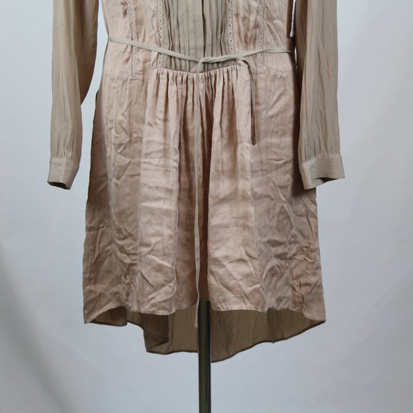 Allsaints Women's Quartet Gloss Dress 8 Dusk Pink - Picture 5 of 9